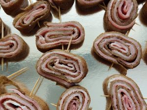 Galette, emmental, jambon