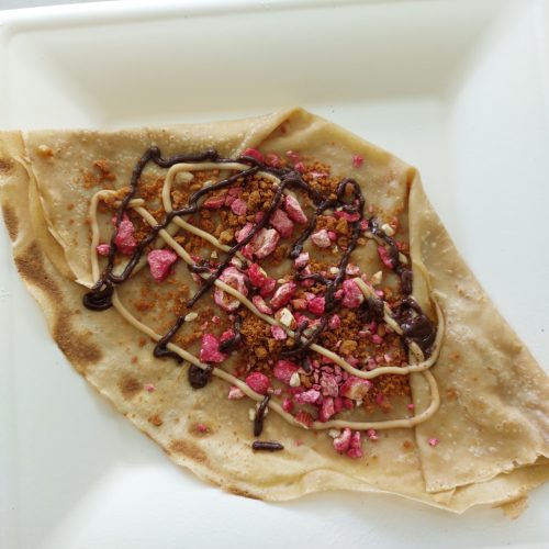 Pralines aux amandes, crème spéculos et chocolat maison